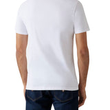 T-shirt basic logo frontale Aidy bianco
