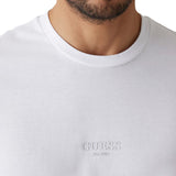 T-shirt basic logo frontale Aidy bianco