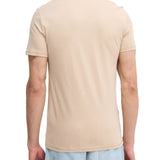 T-shirt basic logo frontale Aidy sabbia