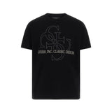 T-shirt maniche corte con stampa logo 4g nero