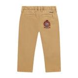 Pantalone chino neonato in cotone miele