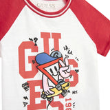 T-shirt stampa logo victory bianco