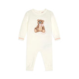 Pagliaccetto ricamo teddy crema