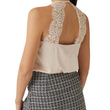 Top in satin Christelle perla