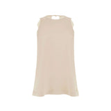 Top in satin Christelle perla