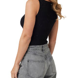 Top in maglia Eve nero
