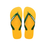 Infradito Brasil logo giallo