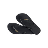 Havaianas Slim Logo Metallic nero