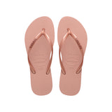Havaianas Slim Logo Metallic rosa
