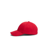 Cappello baseball bambino con visiera rosso