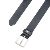 Cintura Essential bambino in pelle blu