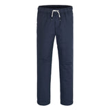 Pantaloni leggeri junior con coulisse blu