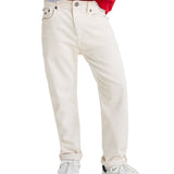 Pantalone relaxed modello skater denim ecrù