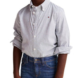 Camicia flex Ithaca con motivo a righe blu