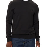 Girocollo slim fit essential in cotone nero