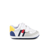 Sneakers bimbo in velcro flag multicolor