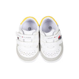 Sneakers bimbo in velcro flag multicolor