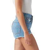 Short 501 high rise denim medio