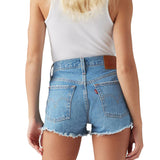 Short 501 high rise denim medio