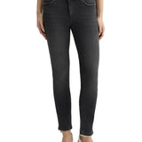 Jeans bottom up skinny black denim