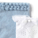 Set due pezzi calzini eleganti celeste