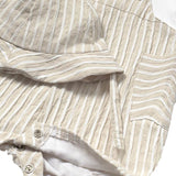 Set due pezzi (tutina+cappuccio) cotone beige