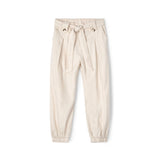 Completo tre pezzi (camicia+top+pantaloni) beige/bianco