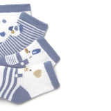 Set quattro pezzi calzini blu