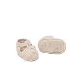 Scarpine tricot beige