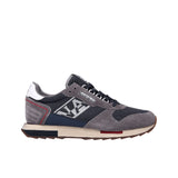 Sneakers Virtus02 suede/nylon blu/grigio