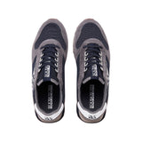 Sneakers Virtus02 suede/nylon blu/grigio