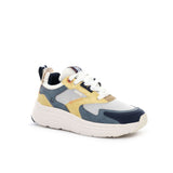 Sneakers con dettagli a contrasto in jeans