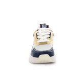 Sneakers con dettagli a contrasto in jeans
