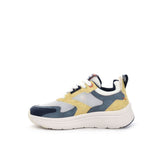 Sneakers con dettagli a contrasto in jeans