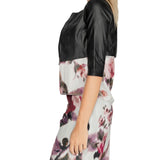 Bolero in ecopelle nero