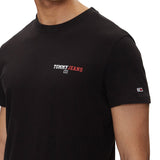 T-shirt TJM stampa dna graphic sul retro nero