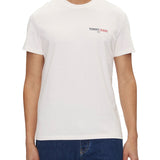 T-shirt TJM stampa dna graphic sul retro bianco