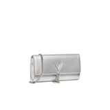 Borsa a pochette Divina argento