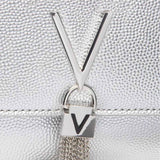 Borsa a pochette Divina argento