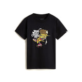 T-shirt teen stampa want a pizza me nero