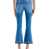 Jeans flare denim chiaro