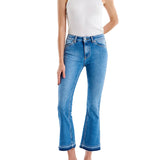 Jeans flare denim chiaro