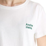 T-shirt manica corta Anche meno bianco