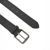 Cintura Calvin Klein nera in pelle martellata nero