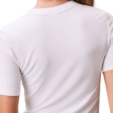 T-shirt Calin Klein Jeans con logo a contrasto bianco