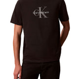 T-shirt Calvin Klein con logo frontale nero
