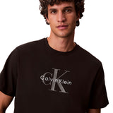 T-shirt Calvin Klein con logo frontale nero