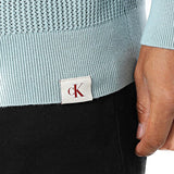 Gircollo Calvin Klein in cotone mesh azzurro