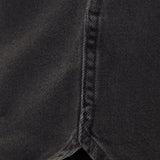 Camicia senza manica in denim grigio scuro