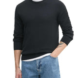 Maglia Calvin Klein girocollo in cotone nero